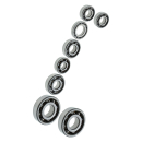 SKF Kugellagersatz für Motor, MZ ETZ250, ETZ251, ETZ301